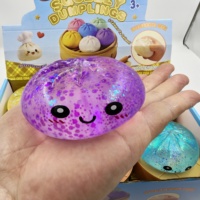 Jouet anti-stress Squishy Bun à paillettes, à remontée lente, pack mystère, pour fournitures de fête et sacs cadeaux