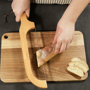 قطاعة خبز العجين المخمر ، 16 بوصة للخبز المنزلي ، قطاعة الخبز سكين قوس مع غطاء واقي - Product Image 4