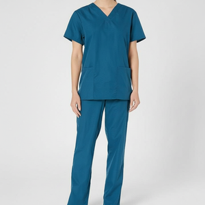 Conjunto de uniformes médicos de hospital personalizados de alta calidad para médicos, enfermeras, clínicas, hospitales con logotipo bordado - Product Image 1