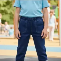 Adrenalin Boys Streç Jogger Kot Pantolon Orta Bel Kargo Nefes Alabilen Denim Pantolon 4 Cepli Yarım Kasık Ayarlanabilir Paçalar Yıkanmış Beden