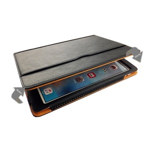 Étui pour tablette en PU noir de style professionnel, vente en gros d'usine, avec poche pour documents, pour <span class=keywords><strong>iPad</strong></span> Air / <span class=keywords><strong>iPad</strong></span> Air 2 / <span class=keywords><strong>iPad</strong></span> <span class=keywords><strong>9</strong></span>.<span class=keywords><strong>7</strong></span> - Product Image 5