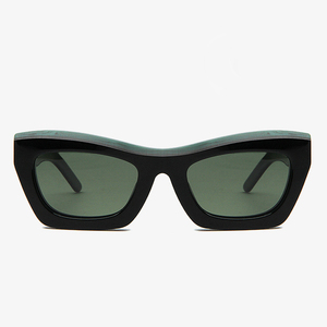 Lunettes de soleil de luxe de haute qualité, polarisées, à monture complète, de style œil de chat, avec logo personnalisé, UV400, en acétate - Product Image 3