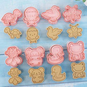 <span class=keywords><strong>Emporte</strong></span>-pièces pour animaux de ferme, style C, lot de 8, <span class=keywords><strong>emporte</strong></span>-pièces pour grenouilles et tortues de dessin animé, moule à pâtisserie en fondant - Product Image 4