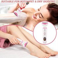 2025 nouveau 5 en 1 Double tête dame rasoir Rechargeable rasoir Mini Portable électrique femmes Bikini tondeuse rasoirs pour les femmes