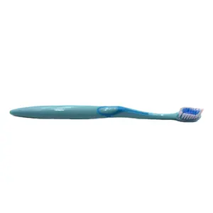 JSM15269 Home Use Soft Nylon Rubber Bristles Adult Tooth brush with Long Handle OEM logo/names printing