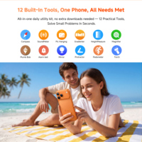 Fossibot 272g, Teléfono Inteligente Ligero con el Mejor Estilo Moderno, 4+128GB, Batería de 5000mAh, Sistema Android 16, Cámara Trasera de 16MP