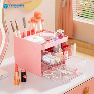 Caja de Almacenamiento de Escritorio con Múltiples Compartimentos y Lindas Asas de Conejo, Organizador Clasificador para el Hogar/Oficina - Product Image 3