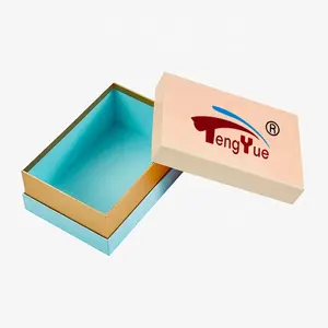 Изготовленный на заказ логотип Роскошная картонная бумажная упаковка Съемная крышка жесткие подарочные коробки с шеей