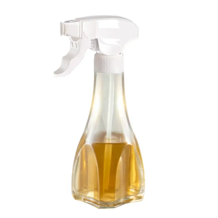 ขวดแก้วใสขนาด240มล. สำหรับทำอาหารพกพาได้ขวดสเปรย์น้ำมันมะกอกบริโภคได้สำหรับใช้ในครัวเรือน