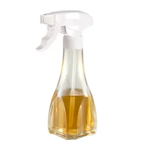 240ml Hochwertige transparente Glasflasche zum Kochen Tragbare Reise Haushalt Essbare Olivenöl-Sprüh flasche