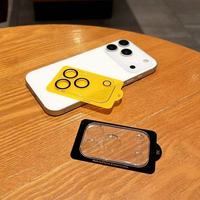 Pelindung Lensa Kamera Kaca Tempered Pelindung Layar untuk Iphone 16 15 Plus 14 13 18 Pro Max 12 Mini 17 Pro Duo