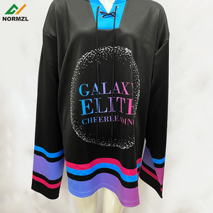 Normzl, venta al por mayor, camisetas de hockey sublimadas, camiseta de porristas personalizada, camiseta de hockey sobre hielo para jóvenes - Product Image 1