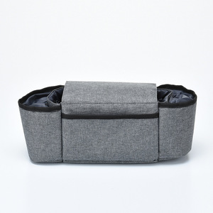 Organizador Multifuncional para Cochecito de Bebé con Portavasos, Estilo <span class=keywords><strong>Mochila</strong></span>, Accesorios de Lona para Colgar Pañales - Product Image 4