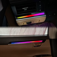 Éclairage intérieur et d'ambiance pour Lexus ES 2013-2017, éclairage d'ambiance pour voiture Lexus ES, 6 en 1, éclairage d'ambiance RGB pour voiture, commande par application