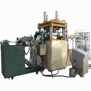 Sản xuất tự động Takeaway nhôm lá Hộp Ăn Trưa thực phẩm món ăn khay tấm container máy làm cho bao bì thực phẩm - Product Image 1