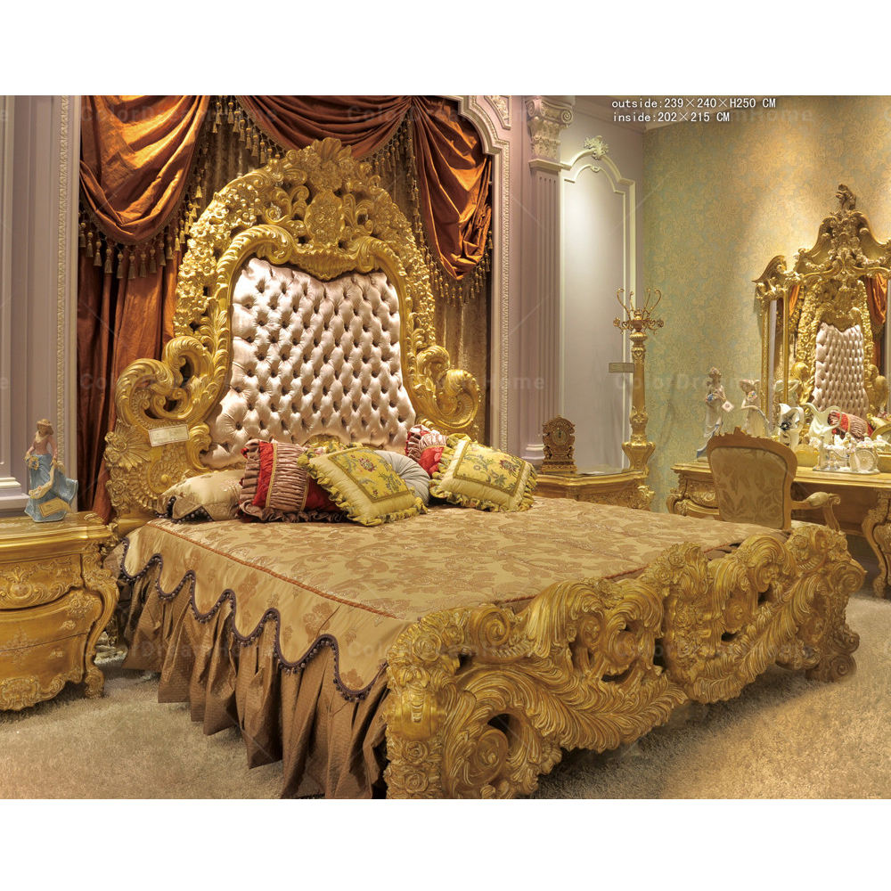 Verified Supplier Baroque Bed Frame Hand-Carved European Design |  Alibaba.com, image size:1000x1000