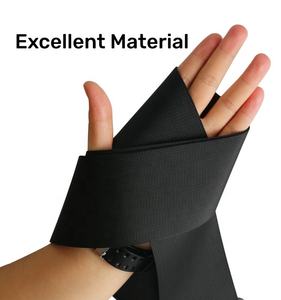 Courroie de guitare en nylon noir OEM, accessoires portables et confortables pour guitare acoustique basse à épaulement, ceinture de guitare économique - Product Image 6