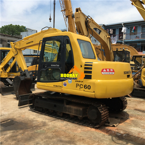 Excavadora Usada Komatsu PC70-8 de 7 Toneladas Fabricada en Japón, Miniexcavadora Komatsu PC60 de 6 Toneladas en Shanghái con Pocas Horas de Trabajo - Product Image 3