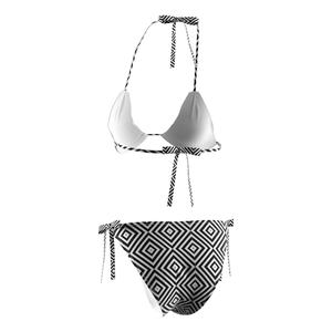 Conjunto de Bikini de Verano de Secado Rápido al por Mayor para Chicas, Hermoso Mini Bikini Deportivo para Mujer, Traje de Baño de Cintura Alta con Lazos Laterales - Product Image 2