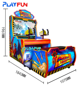Playfun Resort khách sạn Quái Vật Thợ Săn Tiền xu tiền giấy hóa đơn mã thông báo hoạt động trò chơi bắn súng video lễ hội Arcade nhịp độ nhanh - Product Image 1