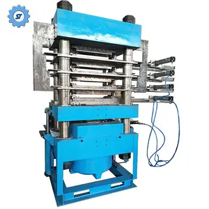Qingdao steady good price rubber recycling machinery tile interlock floor making press molding machine