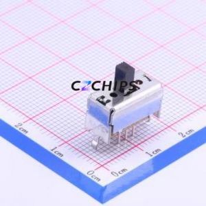 SSSF021500 Slide Switch Through hole Component (THT) Switch Double Pole Double Throw Rectangle Pin Header PC Pin 14.5mm - Product Image 1