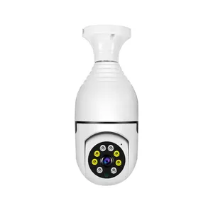 Wei-verto — caméra de surveillance Ptz Ip Wifi sans fil, (V380), dispositif de sécurité avec support lampe, E27, nouveau modèle