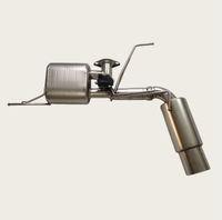 Système d'échappement haute performance 304 avec soupape électronique et embouts pour Mitsubishi LANCER 1.8 – Silencieux d'échappement