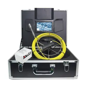 1000TVL 23mm Lens 20M Cable 7 Inch Monitor Professional Underwater Sewer Drain Pipe Inspection Camera Used For Pipe Inspection