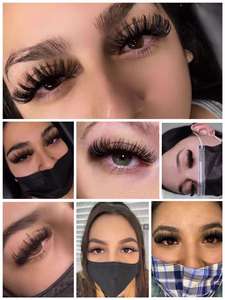 Alice Beauty Échantillon gratuit Plateaux à cils en cachemire mat foncé <span class=keywords><strong>J</strong></span> B C CC D 12 16 rangs plateau à cils 003 cachemire individuel - Product Image 5