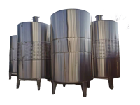 Cuve de Fermentation en Acier Inoxydable 304/316 100L-20000L (Incluant 10000L) avec Isolation par Chemise, pour Usine de Brassage, Tension Réglable