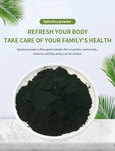 100% espirulina orgânica pura e extrato chlorela em pó com serviço