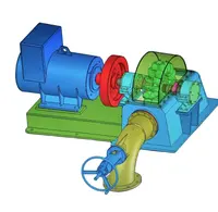 Micro turbine à eau générateur hydro puissance 200 kw 500 kw 2000 kw petite turbine Pelton