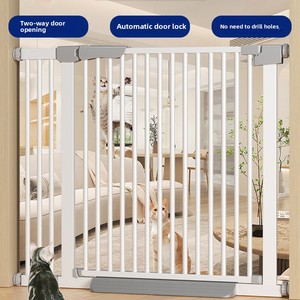 <span class=keywords><strong>Barrière</strong></span> de Sécurité Renforcée <span class=keywords><strong>pour</strong></span> Animaux de Compagnie, Anti-Chute <span class=keywords><strong>pour</strong></span> Chats et Chiens, <span class=keywords><strong>pour</strong></span> Balcon Intérieur, Sans Perçage, avec Verrouillage Automatique - Product Image 4