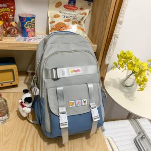 Sac à dos imperméable à fermeture éclair pour filles, étudiants du <span class=keywords><strong>collège</strong></span> et du lycée, mode Harajuku, grande capacité, sac à dos pour ordinateur - Product Image 5