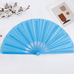 Éventail à main de style espagnol personnalisé, coloré, sans motif, le moins cher, grande taille, pour mariage, avec plumes, vente en gros - Product Image 1