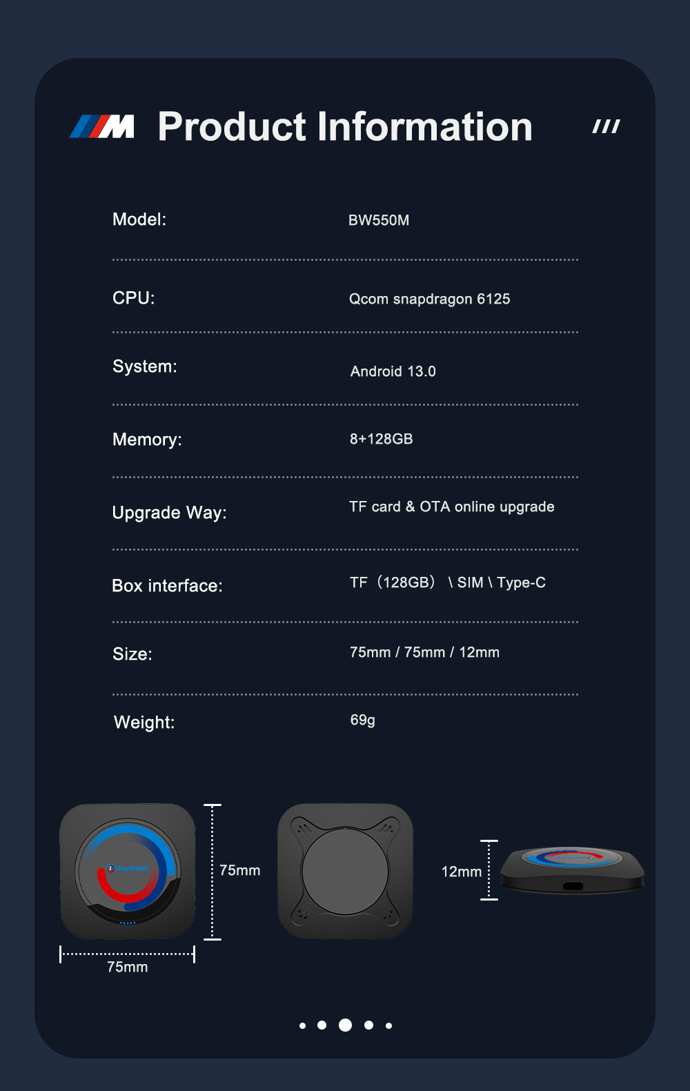 Iheylinkit BW Carplay Ai Box - Universal Car Connectivity