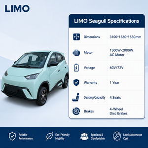 Venta al <span class=keywords><strong>por</strong></span> Mayor de Vehículos Eléctricos Ecológicos de 4 Ruedas, Mini EV, Auto de Nueva Energía Directamente de China - Product Image 4