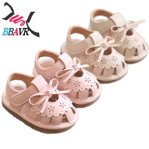 2025 Summer Girls Bow Princess Outdoor Cute Fashion Flat Sandals Toddler Unheeled <b>Soft</b> Rubber Baby Beach <b>Shoes</b> - Product Image 1