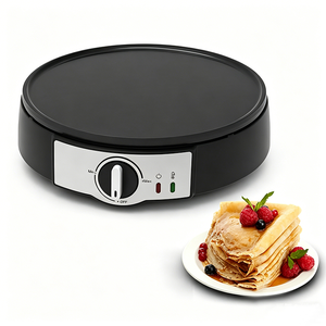 Plaque de cuisson et crêpière rotative 2-en-1 de 300 mm de diamètre, détachable et réversible, avec revêtement antiadhésif - Product Image 3