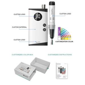 HOWYEA Portátil Carbono Escova Motor Nail Grinder Recarregável 30000 RPM Acrílico <span class=keywords><strong>Gel</strong></span> Nails CE Certified Ideal Nail Technicians - Product Image 5