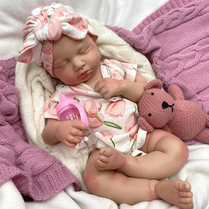 20 inç Koyu Loulou Emzikli Tam Silikon Bebek Bebek Gerçekçi Amiral Gemisi Yeniden Doğmuş Bebekler Kızlar için Koleksiyoncu Çocuklar için Hediye Düşük Minimum Sipariş Adedi - Product Image 3