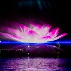 Écran d'eau numérique CNC, Fontaine d'eau, Rideau d'eau, Texte couleur en option, <span class=keywords><strong>Vente</strong></span> directe usine, Personnalisable - Product Image 5