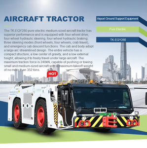 Custom China Electric Aviation Medium-sized Pushback <b>Aircraft</b> Tractor Automatic Euro 5 4x2 Drive Right Air Suspension New - Product Image 6