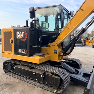 Excavatrice sur chenilles Caterpillar CAT305.5 d'occasion, 6 tonnes, moteur, pompe, boîte de vitesses, excellent état, seconde main, commerce chinois - Product Image 4