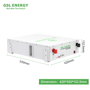 Batterie LifePo4 GSL ENERGY en stock en Europe, vente en gros, 48v 100Ah 200Ah 280Ah, Bluetooth, IP65, étanche, rechargeable, solaire, 51.2V - Product Image 5
