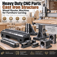 Pièces de machine de fraisage CNC robustes pour le bois avec structure en fonte pour la sculpture de meubles