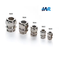JAR M16x1.5 M20x1.5 Câble EntryM12 Haute Température Métal IP68 Connecteur Presse-étoupe Laiton IP68