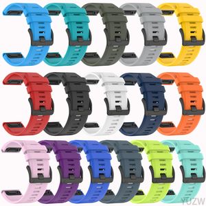 <span class=keywords><strong>Bracelet</strong></span> de <span class=keywords><strong>montre</strong></span> en silicone 26/22 mm pour <span class=keywords><strong>Garmin</strong></span> <span class=keywords><strong>Fenix</strong></span> 5, <span class=keywords><strong>5X</strong></span> Plus, 6X, 6 Pro, 7X, 7E, 8, Forerunner 970, 965 – Système Quick Fit - Product Image 6
