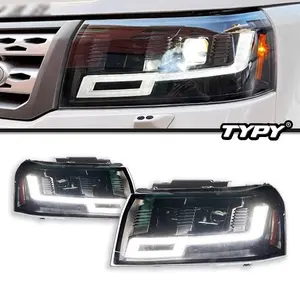Luces de coche TYPY para Land Rover Freelander 2, faro delantero 2007-2015, proyector LED, luz diurna, accesorios para automóvil - Product Image 1